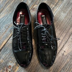 Black Patent Leather Oxfords